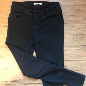 Levi Strauss black skinny jeans